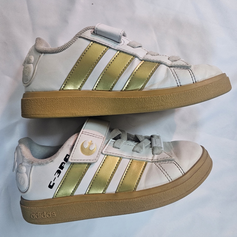 adidas Unisex-Kids adidas x Star Wars Droids Grand Court 2.0 Elastic Lace- 12K